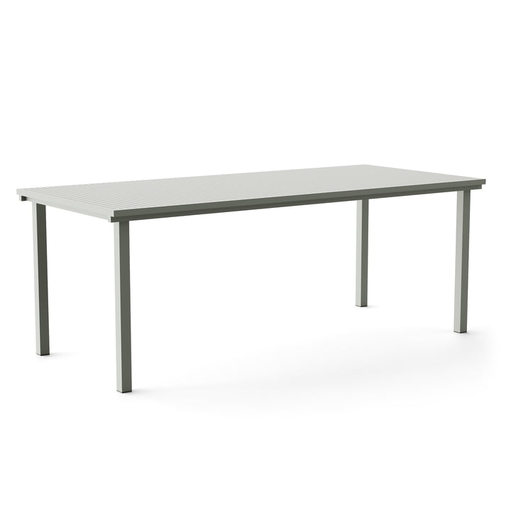 Dining Tisch, rechteckig, 200 x 90 cm, grau (RAL 120 70 05) von NINE