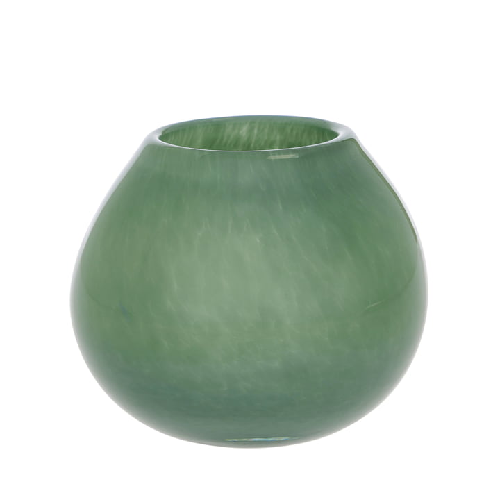 Kojo Hurricane Vase, Ø 11 x 9 cm, jade von OYOY