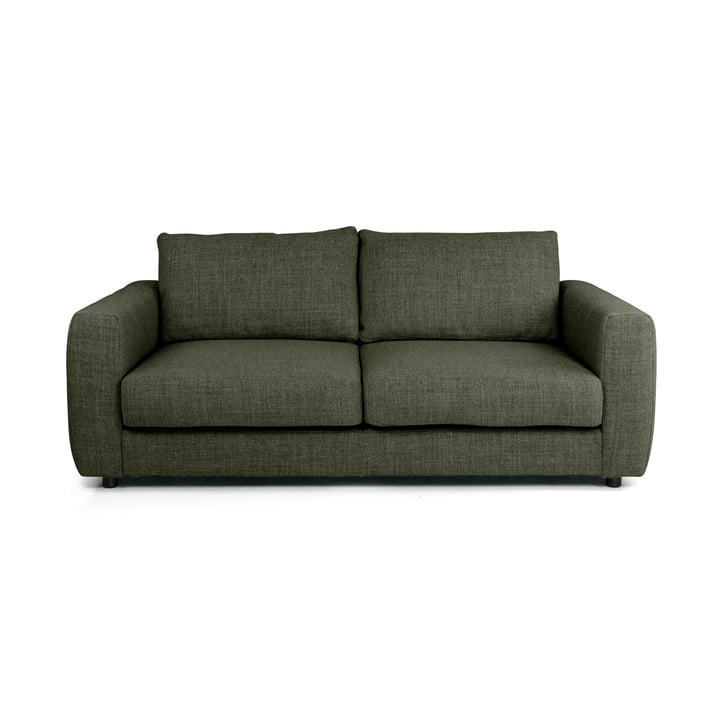 Bente 2,5-Sitzer Sofa, 182 x 100 cm, grün (Melina Inner Green 1242) von Nuuck