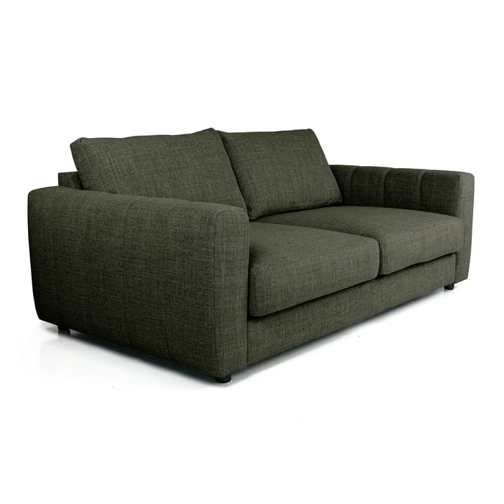 Bente 2,5-Sitzer Sofa, 182 x 100 cm, grün (Melina Inner Green 1242) von Nuuck