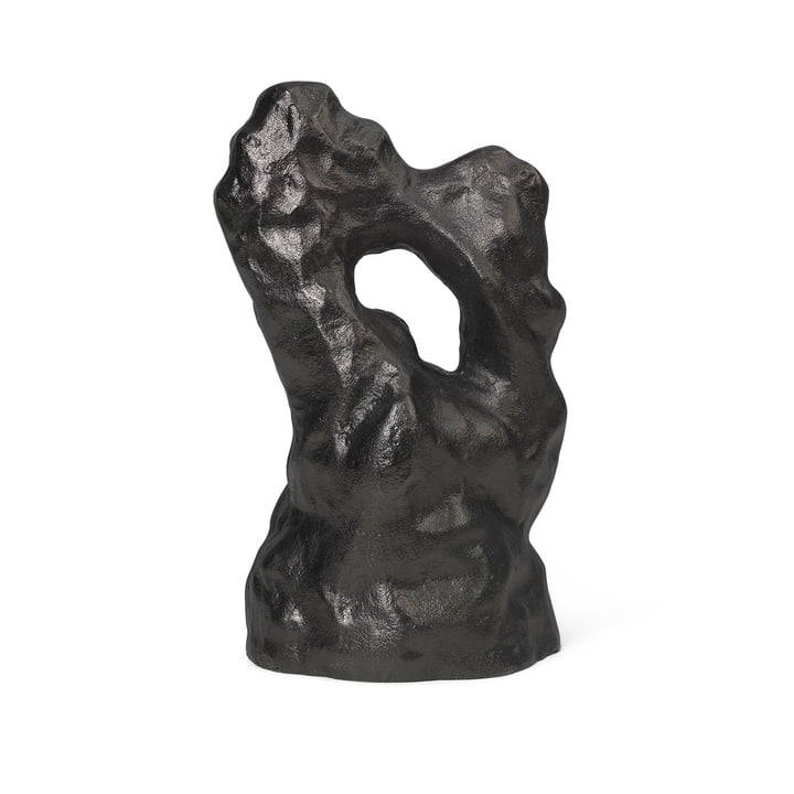 ferm Living - Grotto Skulptur, schwarz