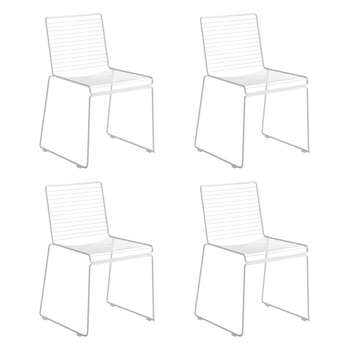 Hay - Hee Dining Chair, weiß (4er Set)