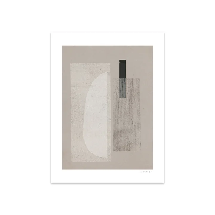 Carrarra von Julia Hallström Hjort, 50 x 70 cm von The Poster Club