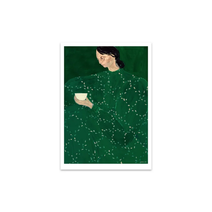 Coffee Alone At Place De Clichy von Sofia Lind, 30 x 40 cm