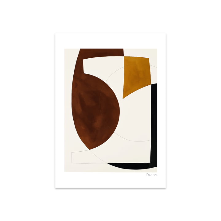 Composition 01 von Berit Mogensen Lopez, 50 x 70 cm von The Poster Club