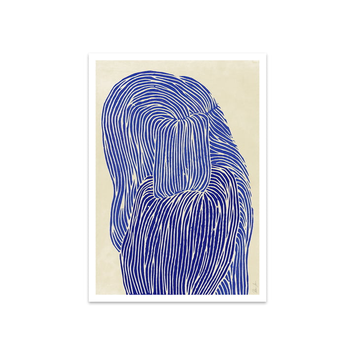 Deep Blue von Rebecca Hein, 50 x 70 cm von The Poster Club