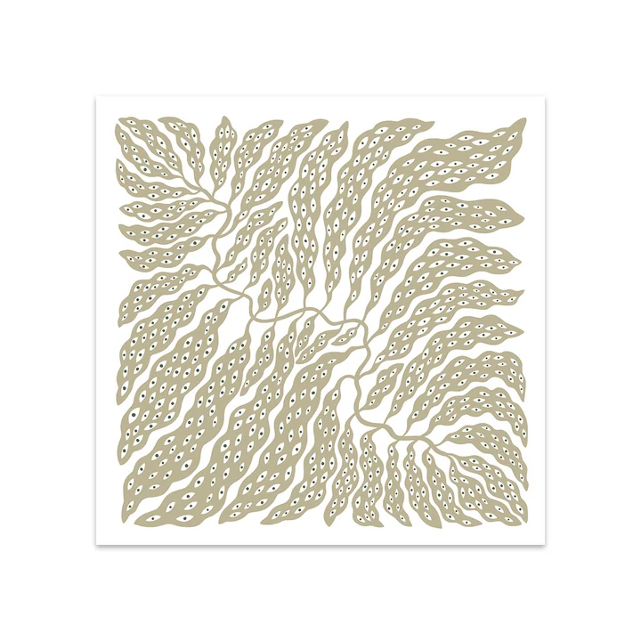 Eyes von Linnéa Andersson, 50 x 50 cm von The Poster Club