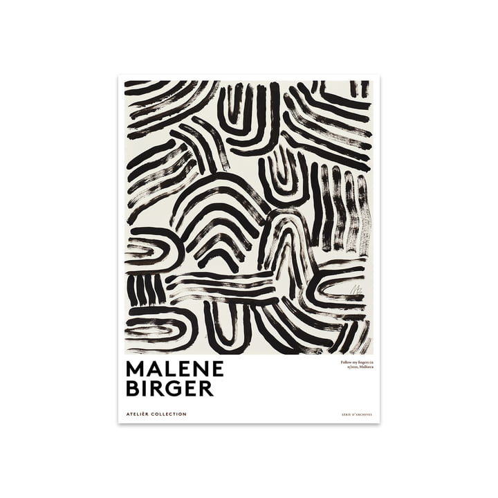 Follow My Fingers von Malene Birger, 50 x 70 cm von The Poster Club