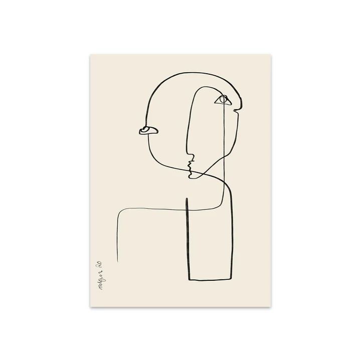 Sculpture No. 02 von Robin Ahlgren, 50 x 70 cm von The Poster Club