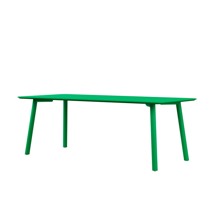 Meyer Color Tisch 200 x 92 cm, Esche lackiert, smaragd von OUT Objekte unserer Tage