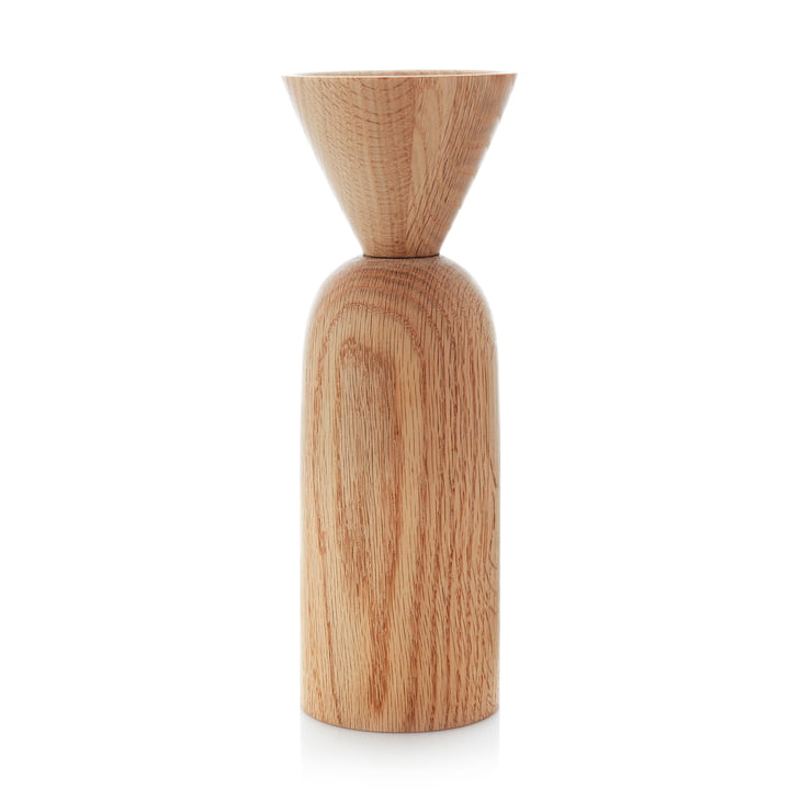 Shape Cone Vase von applicata in der Ausführung Eiche