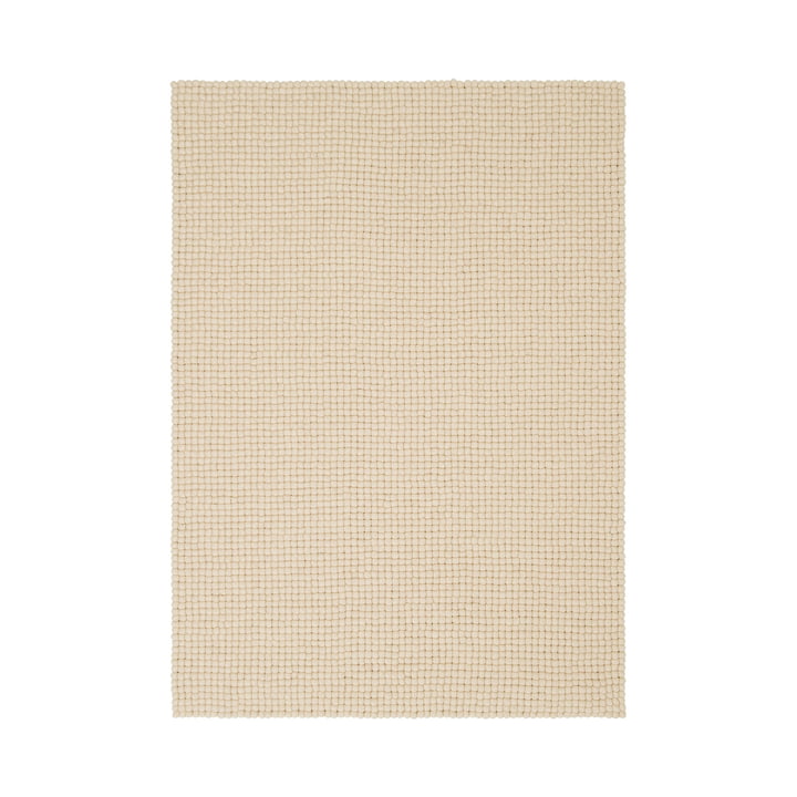 Levi Filzkugelteppich von myfelt in der Farbe beige