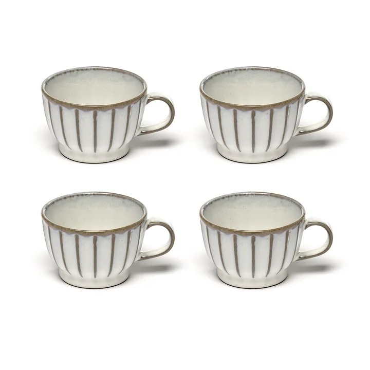 Inku Espressotasse mit Untertasse von Serax in der Farbe weiß