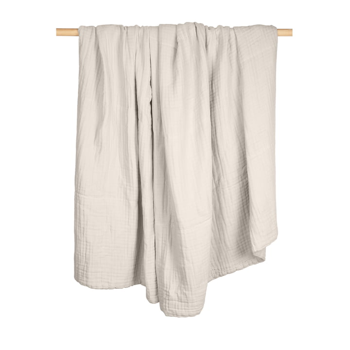 6-Lagige Soft Decke, 140 x 200 cm, stone von The Organic Company