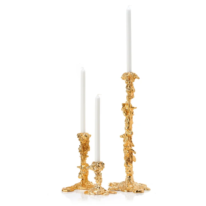 POLSPOTTEN - Drip Kerzenständer, gold