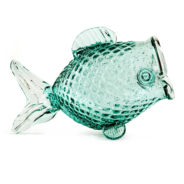POLSPOTTEN - Fat Fish Vorratsglas, grün