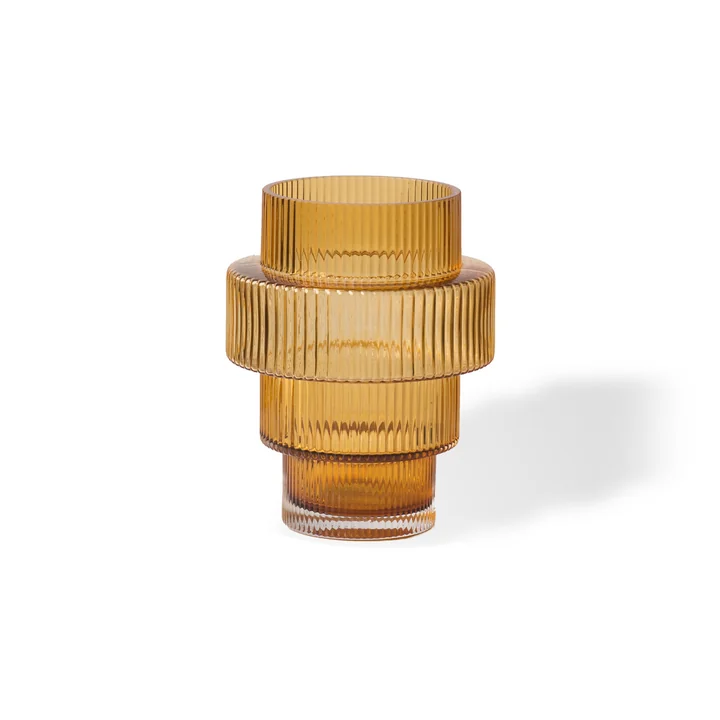 Steps Kerzenhalter, Ø 12 cm, bernstein von Pols Potten