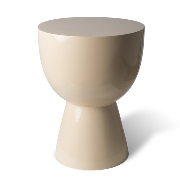 Tam Tam Hocker, H 46 cm, beige von Pols Potten