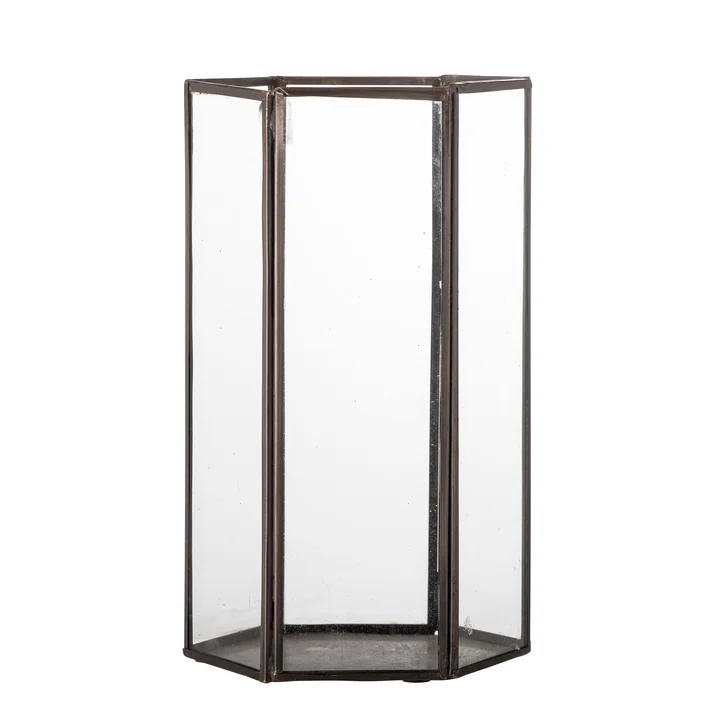 Bloomingville - Acentia Laterne, H 26 cm, kupfer