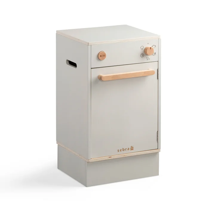 KIDchen Kinderküche aus Holz, Geschirrspüler, beige von Sebra