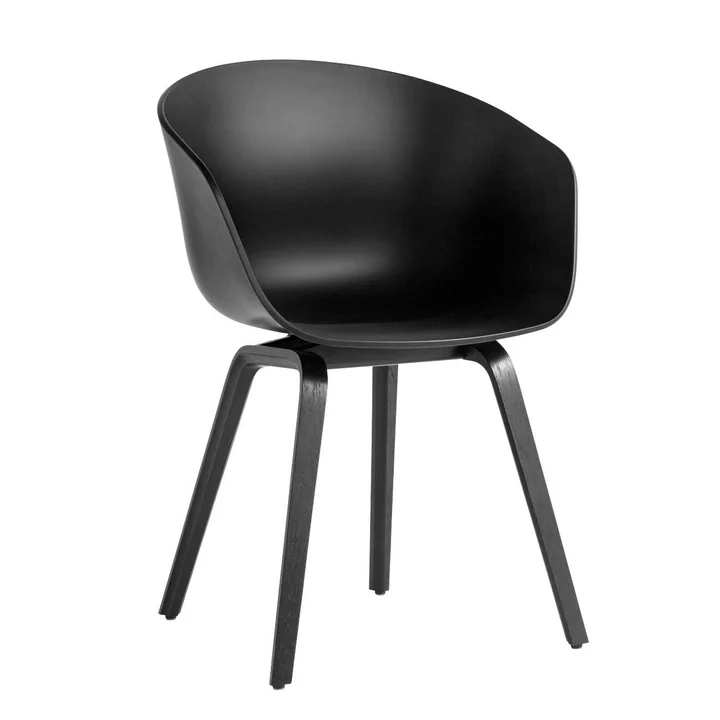 HAY - About A Chair AAC 22, Eiche schwarz lackiert / black 2.0