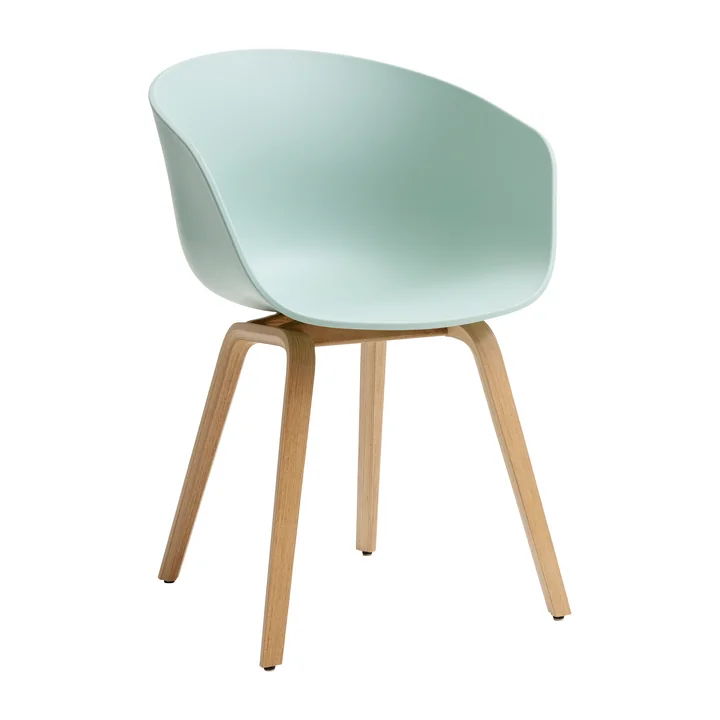 HAY - About A Chair AAC 22, Eiche lackiert / dusty mint 2.0