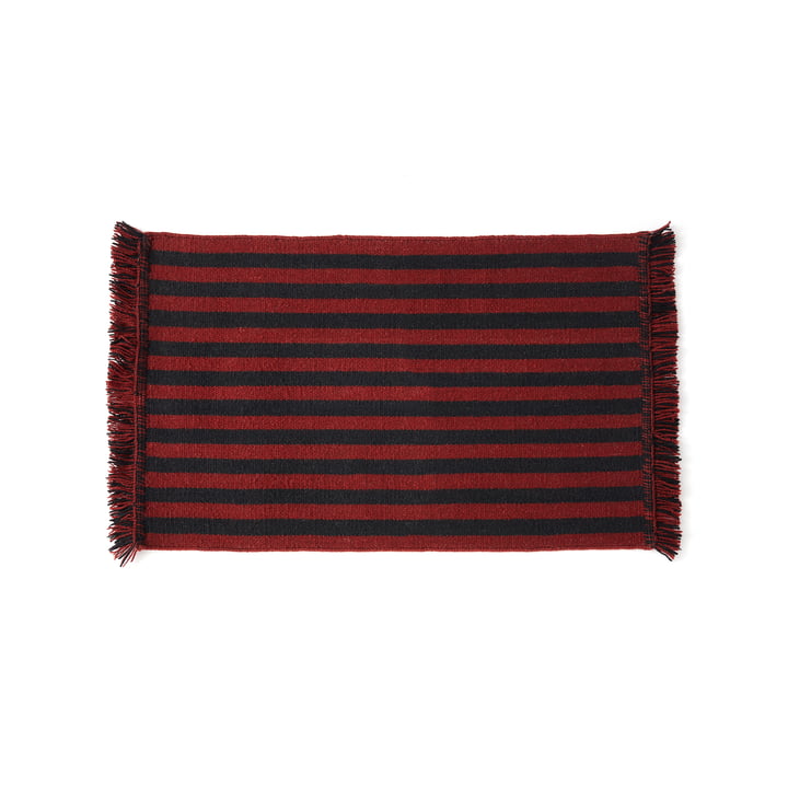 Stripes and Stripes Wool Teppich von Hay