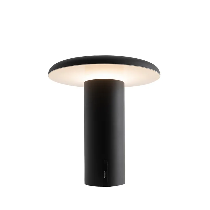 Takku Tischleuchte LED, schwarz lackiert von Artemide