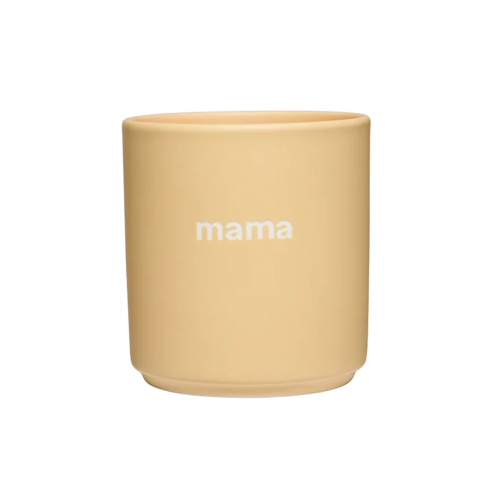 AJ Favourite Porzellan Becher, mama / solitary star von Design Letters