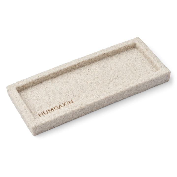 Sandstein Tablett, 10 x 25 cm, natur von Humdakin
