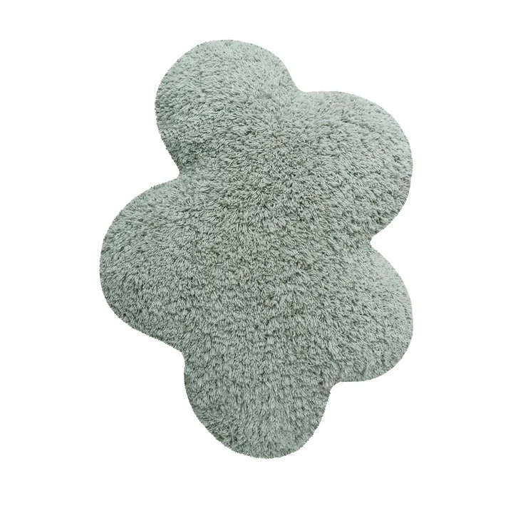 Bodenkissen Wolke von Lorena Canals in der Farbe blue sage