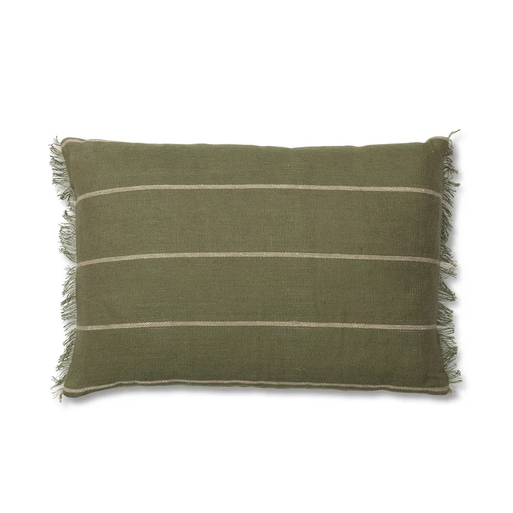 Calm Kissen, 40 x 60 cm, olive / off-white von Ferm Living