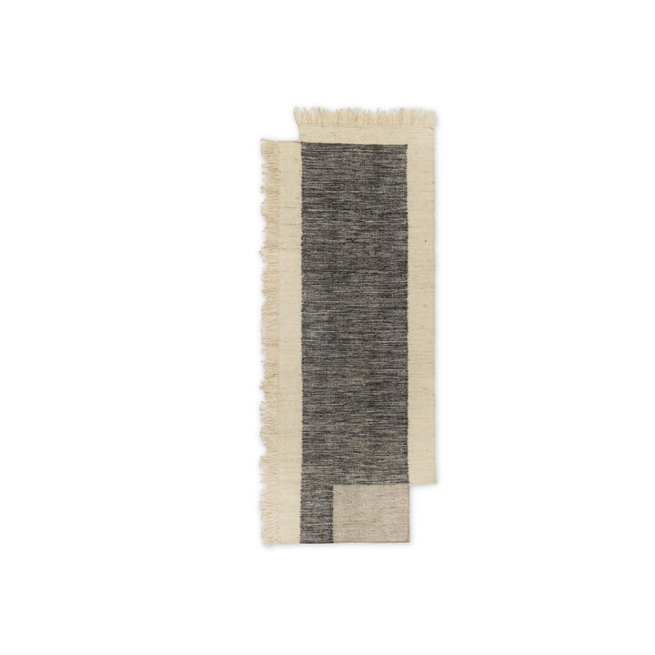 Counter Teppichläufer, 80 x 200 cm, charcoal / off-white von ferm Living