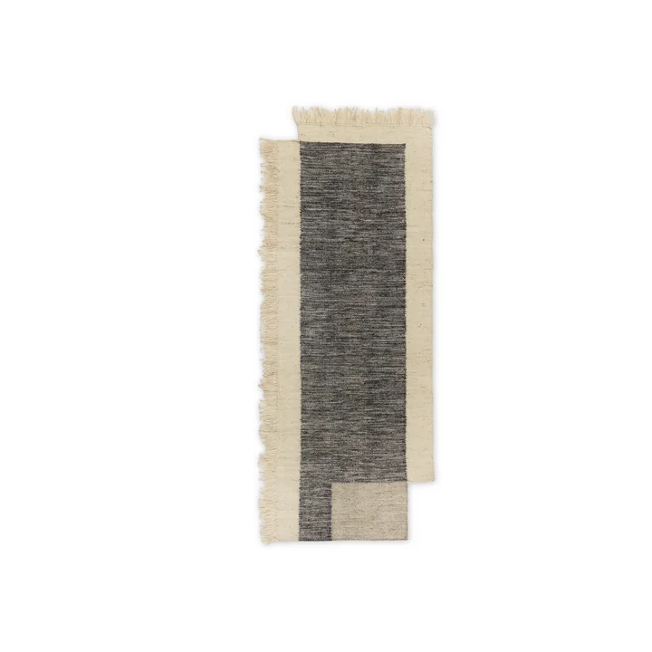 Counter Teppichläufer, 80 x 200 cm, charcoal / off-white von Ferm Living