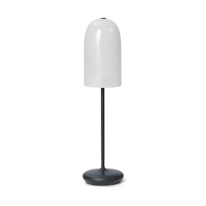 Ferm Living - Gry LED Akku Tischleuchte, schwarz / translucent