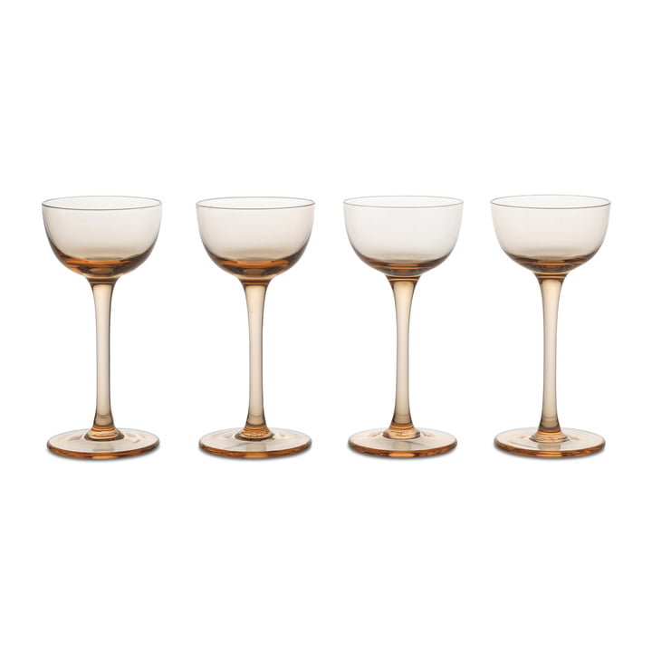 Host Likörglas, blush (4er Set) von ferm Living