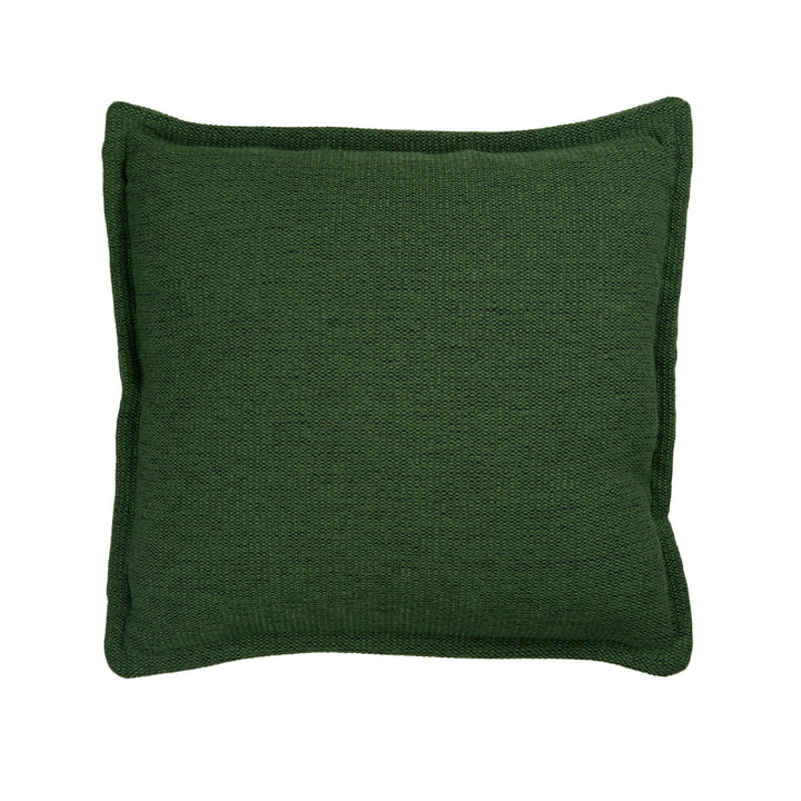 Picnic Kissen, 60 x 60 cm, deep moss green von Røros Tweed 