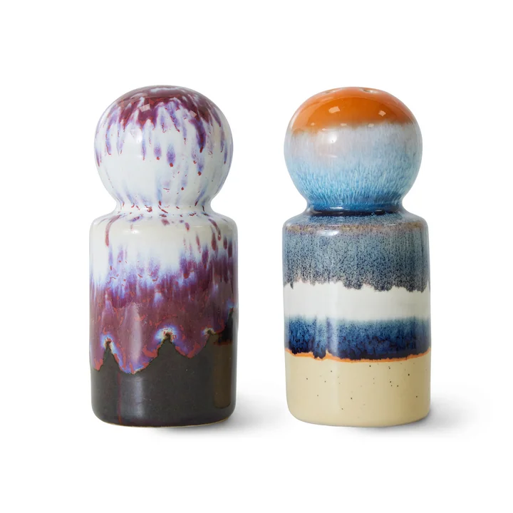 HKliving - 70's Salz- und Pfefferstreuer, stargaze