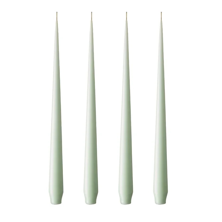 ester & erik - Peitschenkerze, 32 cm, No. 03, water mint / matt (4er-Set)