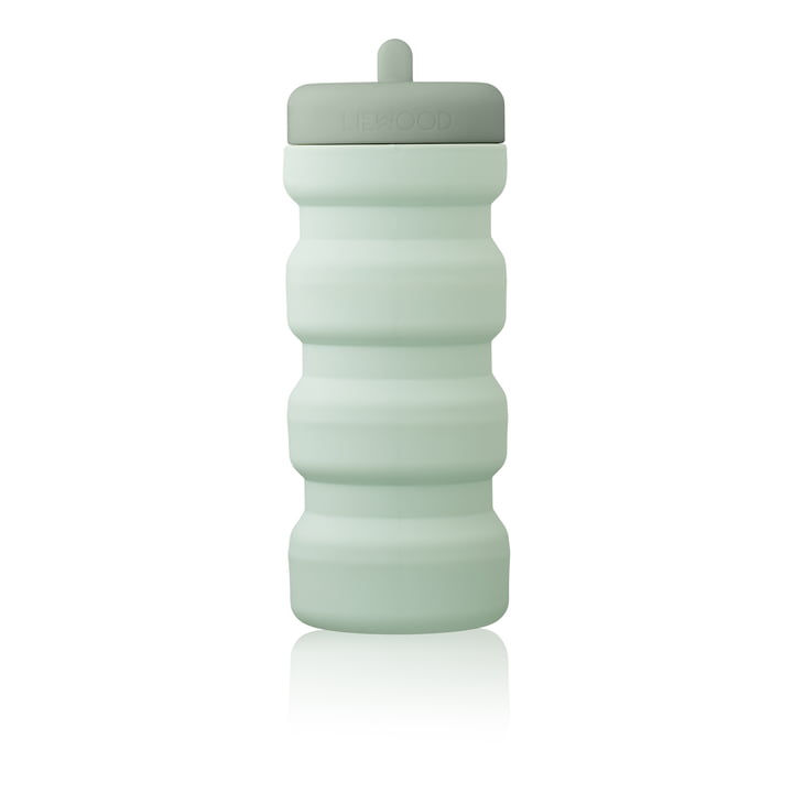 Wilson faltbare Trinkflasche, dusty mint / faune green von LIEWOOD