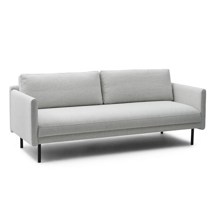 Rar 3-Sitzer Sofa, schwarz / Venezia off-white von Normann Copenhagen