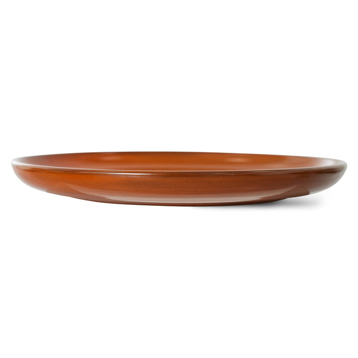 HKliving - Chef Ceramics Teller, Ø 26 cm, burned orange
