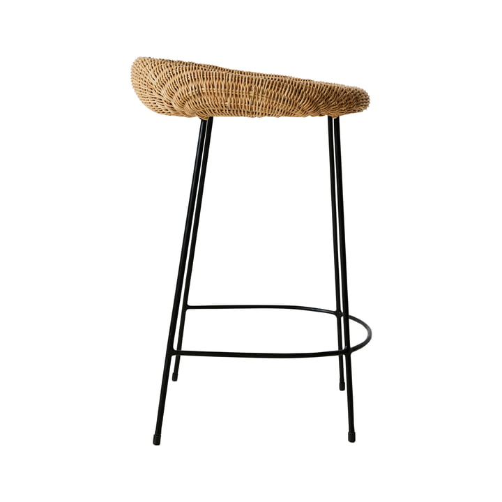 HKliving - Wicker Barstuhl, Rattan