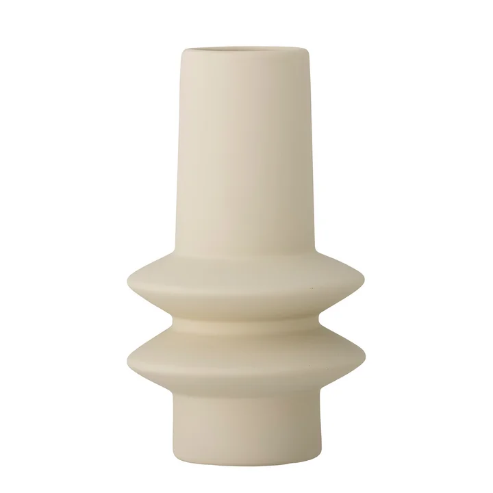 Bloomingville - Isold Vase, Ø 12,5 x H 22 cm, creme (Exklusive Edition)