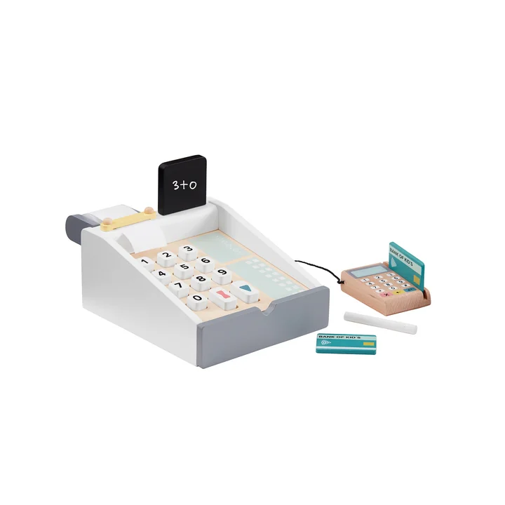 Bistro Spielzeug-Registrierkasse, bunt (6er-Set) von Kids Concept