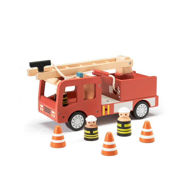 Aiden Feuerwehrauto, rot (6er-Set) von Kids Concept