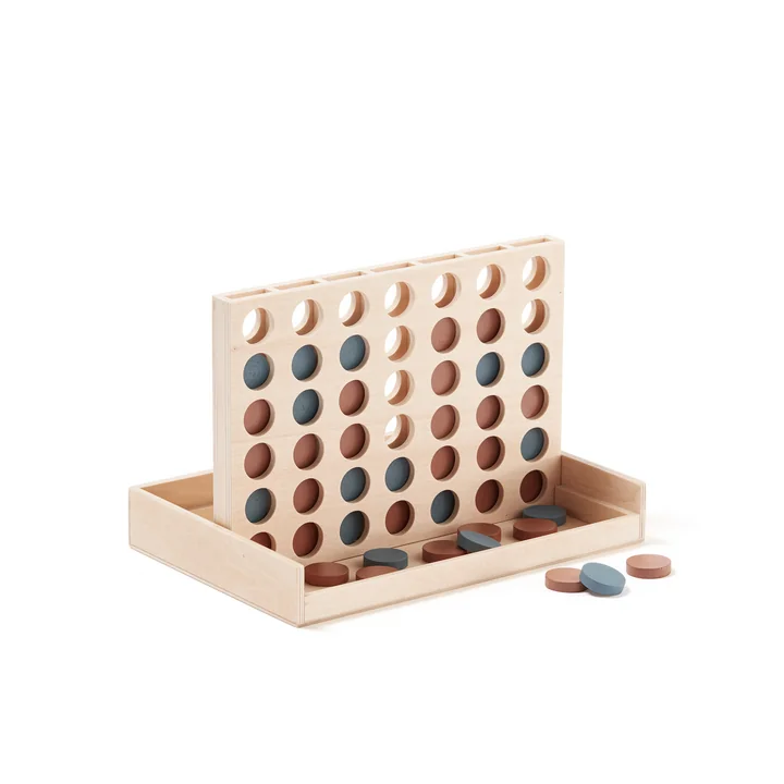 Vier gewinnt, natur / blau / braun von Kids Concept