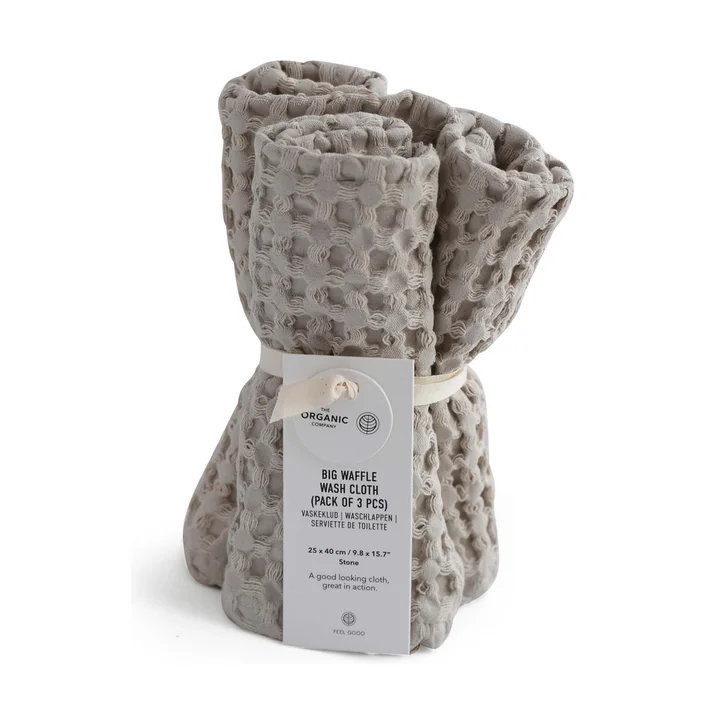 Big Waffle Waschtuch von The Organic Company