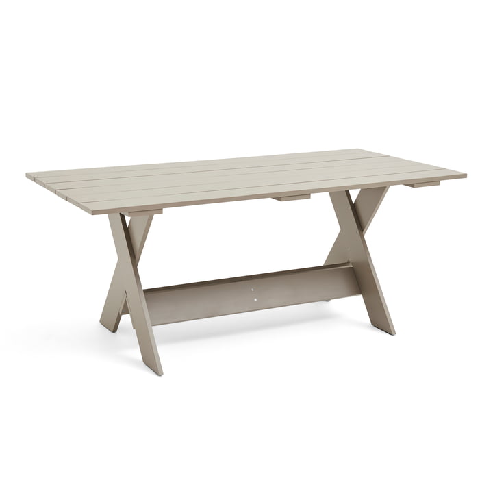 Crate Dining Table, L 180 cm, london fog von Hay