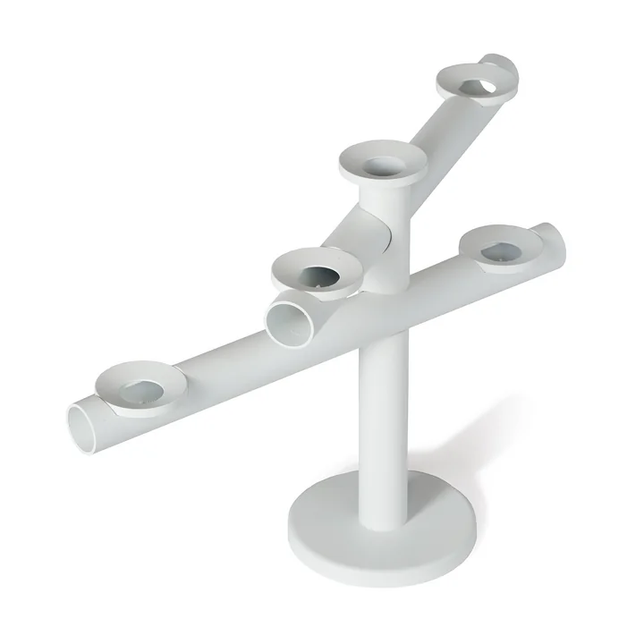 Frederik Roijé - Light my Fire, Kerzenständer, weiß